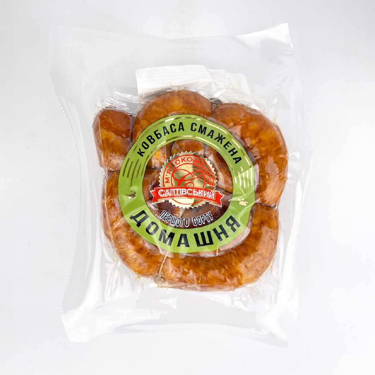 Sausage baked in natural casing